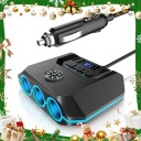 АДАПТЕР АВТО 7W1 ROZGALEZNIK ГНІЗДА ПРИКУРЮВАЧА 120W 12 24V USB LED (СВІТЛОДІОД)  (17857779290) фото min 10