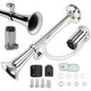 Пневматический звуковой сигнал фанфар 12В 150 дБ + компрессор + монтажный комплект