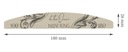 Mani King Pilník na nechty Polmesiac Loďka 100/180 Jednorazový Royal Materiál papier