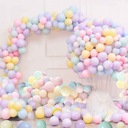 Пастельные воздушные шары 100 штук 5 дюймов красочная гирлянда для причастия на день рождения