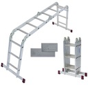 Шарнирная лестница KRAUSE CORDA 4х3 + платформа