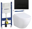 ТУАЛЕТНЫЙ НАБОР GEBERIT UP100 FRAME WC ARBO SLIM RIM BUTTON MAT ЧЕРНЫЙ