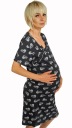 NIGHT SHIRT Беременность пижамы роды уход сон L