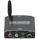 Преобразователь Toslink/коаксиального/Bluetooth в аналоговый аудиосигнал 2x RCA 3,5 мм