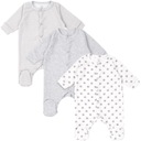 Комплект из 3 комплектов ДЕТСКИХ ПИЖАМ ROMANTIC RIPPLE НА МОЛНИИ 68