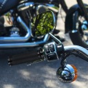 2 PIECES RACKS BLACK ALUMINUM HANDLES RECZNE MOTORCYCLE LATWA WIRING THROTTLE VALVE  photo 7