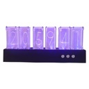 Светодиодные часы Nixie Tube Clock RGB, декор для комнаты
