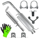 Комплект глушителей VW Golf 4 IV 97-06 1.8 2.0 2.3 HTB