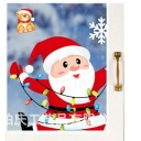 РОЖДЕСТВЕНСКАЯ НАКЛЕЙКА С ДЕДОМ КЛАУСОМ НА СТЕНУ ОКНА