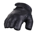 OZONE МОТО ПЕРЧАТКИ БЕЗ ПАЛЬЦЕВ RASCAL КОЖАНЫЕ BLK S