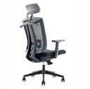 Fotel obrotowy biurowy krzesło ergonomiczne biurowe z wieszakiem