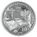 10 zł 2006 Statut Łaski - srebrna moneta kolekcjonerska Stan opakowania oryginalne