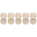 ZESTAW 5 KOSTEK K6 RPG KOŚĆ SZEŚCIOŚCIENNA PAŁAC ELFÓW 1,6 CM