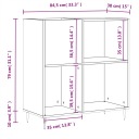 VIDAXL ШАФКА NA PLYTY, СІРИЙ DAB SONOMA, 84,5X38X89 CM  (18670744284) фото min 10