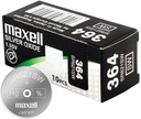 10 аккумуляторов MAXELL 364 SR621SW SR621 G1 LR60 1,55 В