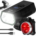 ПЕРЕДНИЙ ВЕЛОСИПЕДНЫЙ ФОНАРЬ ПЕРЕДНИЙ 5xLED + ЗАДНИЙ ФОНАР VAYOX USB