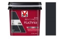 V33 EASY KITCHEN RENOVATION PAINT BLACK MATT 0.75L
