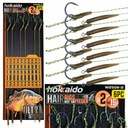 НАСАДКА ДЛЯ КАРПА шт. 6 С ВОЛОСОМ, МОСТИКОВЫЙ КРЮЧОК размер 2