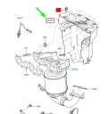 PROTECTION THERMAL COLLECTOR CATALYZER FORD FIESTA MK7 2008-16 NEW OE  photo 8