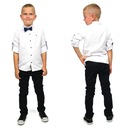 Элегантная рубашка BREEZE для мальчиков с галстуком-бабочкой Цвета 152