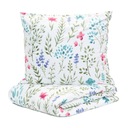 Постельное белье B2 BREEZE Essentials из микрофибры, белый узор, 160х200 см HOMLA