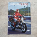 Yamaha TX750 - рекламная папка-брошюра