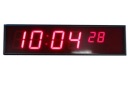 ЦИФРОВЫЕ СВЕТОДИОДНЫЕ ЧАСЫ / ПРОМЫШЛЕННЫЕ 6 ЦИФР 4 ДЮЙМА 670x165 мм