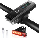 Велосипедный фонарь, светодиодный USB спереди и сзади, 1500 мАч