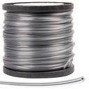 СТРУНА ДЛЯ НАЧАЛКИ БЕНЗИНОВОЙ ЩЕТКИ, АРМИРОВАННАЯ ПРОВОЛОКОЙ 2,4ММ, 100М, УСИЛЕННАЯ