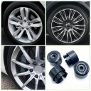 НАКЛАДКИ КОЛЕСНІ ДИСКИ ЗАГЛУШКИ NA БОЛТИ ДИСКІВ VW TRANSPORTER T5 T6 19 MM  (18858095690) фото min 8