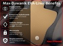 Коврики резиновые автомобильные EVA MAX-DYWANIK BEIGE - ROMBY