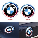 2 ШТ. ЭМБЛЕМА ЛОГОТИПА BMW ПЕРЕДНЯЯ ЧАСТЬ 82 ММ ЗАДНЯЯ 73 ММ