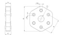 AXLE SWIVEL ELASTIC SHAFT PROPULSION (TYL) TED39932/TED TEDGUM 