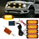 4X ФАРИ ПОПЕРЕДЖУЮЧІ СТРОБОСКОП ДОПОМОГА ЛАФЕТА LED (СВІТЛОДІОД) 12V  фото 12
