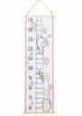 МЕРА ВЫСОТЫ «РОЗОВЫЙ ДЕНЬ РОЖДЕНИЯ» на стене