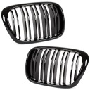 2× GRILLE GRILLES GRILLES CALANDRE VERS BMW 5 E39 1995-2003 M LOOK NOIRphoto 11