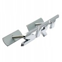 ГРИЛЬ SRT ЛОГОТИП ЭМБЛЕМА DODGE JEEP CHRYSLER СЕРЕБРЯНЫЙ