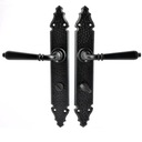 РУЧКА ДЛЯ ТУАЛЕТА, Кованая в стиле ретро, ​​ЧЕРНАЯ