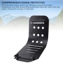 SKID PLATE ДВИГУН T6063 АЛЮМІНІЙ ЗАХИСТ МАТОВА ЧОРНА ЗАМІННИК ДЛЯ CB  (17860247164) фото min 6