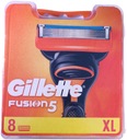 KAZETY GILLETTE FUSION5 ČEPELE 100 % ORIGINÁL 8 KS Značka Gillette