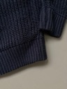 George pánsky pletený sveter tmavomodrý Navy zips golf M/L Celková dĺžka 71 cm