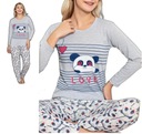 ЖЕНСКАЯ ХЛОПКОВАЯ ПИЖАМА МНОЖЕСТВО УЗОРОВ С ДЛИННЫМ РУКАВОМ LOVE XL