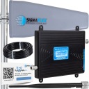 КОМПЛЕКТ УСИЛИТЕЛЯ СИГНАЛА GSM-ИНТЕРНЕТ-ТЕЛЕФОНА 3G 4G LTE + АНТЕННЫ 15 м