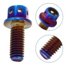 COLORED BOLTS FASTENERS DO TABLIC REGISTRATION MOTORCYCLE Z ALUMINUM  photo 14