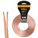 KABEL PRZEWÓD GŁOŚNIKOWY 2x2,5mm CCA HQ 20 METRÓW
