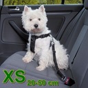 TRIXIE Szelki samochodowe uprząż pas bezpieczeństwa do auta dla psa XS Kolor czarny