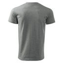 Koszulka (T-Shirt) bawełniana męska ciemnoszary M Płeć mężczyzna
