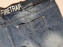 FIRETRAP rovné džínsy s opaskom W48s 114cm pás Dĺžka nohavíc dlhá