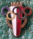 ЗНАК ПОЛЬСКОГО ОЛИМПИЙСКОГО ФОНДА РИМ 1960 Г.