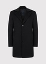 Элегантное однобортное мужское пальто черного цвета PAKO LORENTE 60